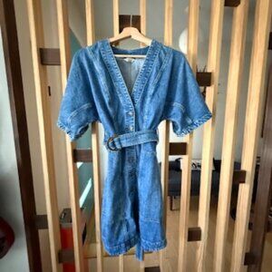 Denim Camille Mini Dress - Sedona Blue Wash